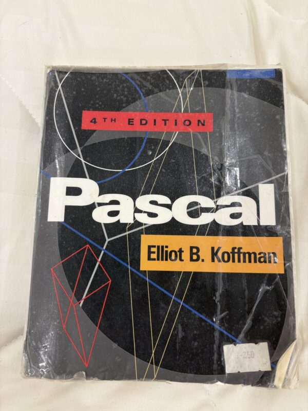 Pascal Programming Book by Elliot B. Koffman (USED)